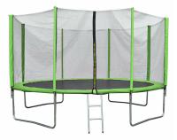 Батут AL-out360 3600 мм, зеленый, серый. Фото №1