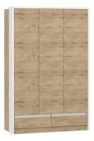 Шкаф комбинированный Virginia НМ 011.50, Белый Скандинавский/Дуб Бунратти фото Шкаф комбинированный Virginia НМ 011.50, Белый Скандинавский/Дуб Бунратти. Фото №1