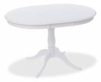Стол раскладной Siena ( SA-T4EX) дерево гевея/мдф, 90+30х90х75см, pure white (белый 2-1) фото Стол раскладной Siena ( SA-T4EX) дерево гевея/мдф, 90+30х90х75см, pure white (белый 2-1). Фото №1