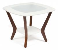 Стол журнальный GOODWIN МДФ/дерево, 65*65*50 см, белый