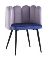 Кресло Карнавал сиреневое/синее