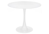 Стол стеклянный Tulip 90 белый. Фото №1