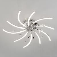 Потолочная люстра Eurosvet Windmill 90125/10 хром 97,5W фото Потолочная люстра Eurosvet Windmill 90125/10 хром 97,5W. Фото №1