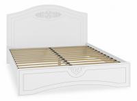 кровать 2000*1600 Ассоль АС-113К с ламелями и комплектом опор белое дерево кровать 2000*1600 Ассоль АС-113К с ламелями и комплектом опор белое дерево