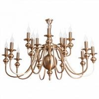 Подвесная люстра Arte Lamp Passoni A6097LM-15PB фото Подвесная люстра Arte Lamp Passoni A6097LM-15PB. Фото №1