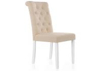 Стул деревянный Amelia white / fabric cream фото Стул деревянный Amelia white / fabric cream. Фото №1