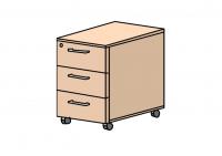 Тумба с ящиками ДСП Европа Лайт