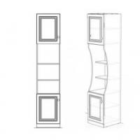 Стеллаж с дверками АЙС
