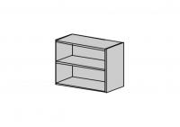 Шкаф гл. 404 мм с задней стенкой ДВП 3мм, открытый Европа Лайт