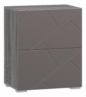 Тумба Summit НМ 011.87-02, Софт Графит, Ясень Анкор темный. Фото №1