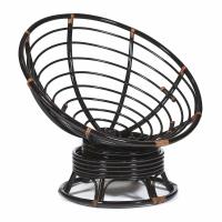 Кресло-качалка "PAPASAN" w 23/01 B /без подушки/Antique brown(античный черно-коричневый) фото Кресло-качалка "PAPASAN" w 23/01 B /без подушки/Antique brown(античный черно-коричневый)