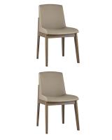 Стул LOKI экокожа бежевый 2 шт.. Фото №1