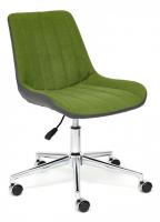 Кресло STYLE экошерсть/кож/зам, зеленый/металик, 1811-43/36 фото Кресло STYLE экошерсть/кож/зам, зеленый/металик, 1811-43/36. Фото №1