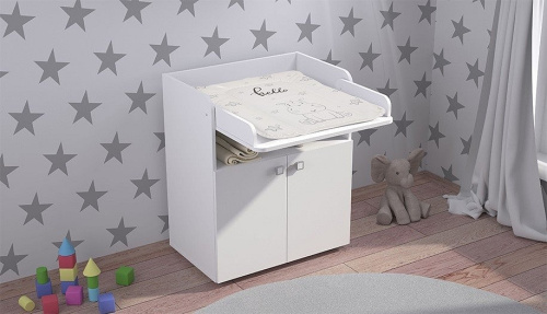 Матрас пеленальный Polini kids Бегемотик, серый. Фото №9