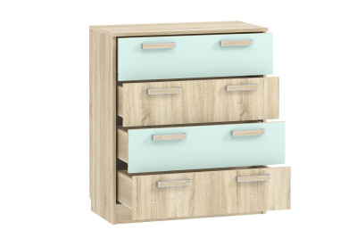 Акварель НМ 013.71-01 М Комод Кэнди/Дуб сонома, Дуб Сонома. Фото