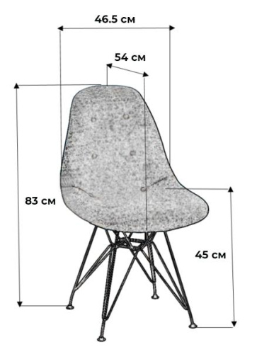Стул Eames Кор/W. Фото №3
