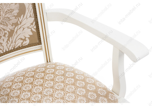 Стул деревянный Mariano молочное патина. Фото №7