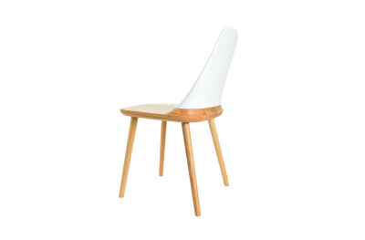 Стул DC-S123 белый/бук. Фото №3