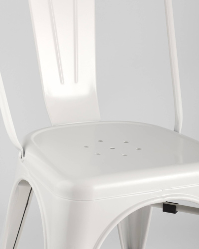 Стул TOLIX белый матовый. Фото №10