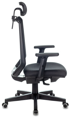 Кресло руководителя Бюрократ EXPERT черный TW-01 38-418 сетка/ткань с подголов. крестовина пластик. Фото №5