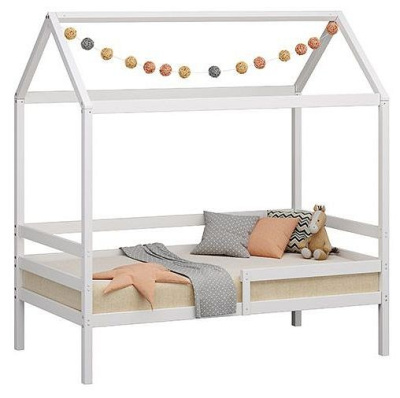 Кровать-домик Polini Kids Simple, белый. Фото