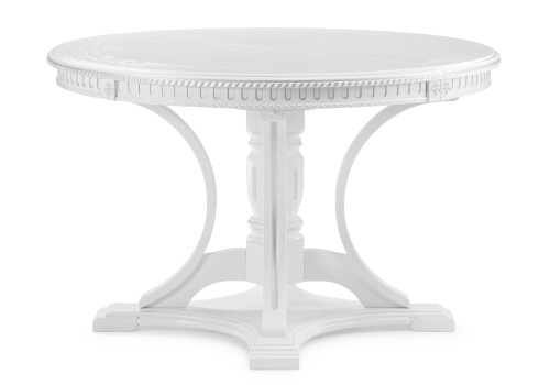 Стол деревянный Нозеан белый / серебро. Фото №2