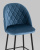 Стул барный Марсель велюр пыльно-синий. Фото №9