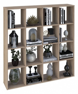 Стеллаж Polini Home Smart, древесина коричневая светлая дуб фото Стеллаж Polini Home Smart, древесина коричневая светлая дуб. Фото №4