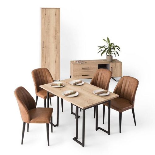 Стол раскладной обеденный Loft 160 Дуб натур. Фото №12