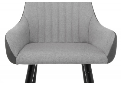 Барный стул Haris серый фото Барный стул Haris серый. Фото №4