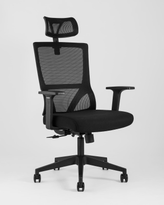 Кресло руководителя TopChairs Local черное фото Кресло руководителя TopChairs Local черное. Фото №3