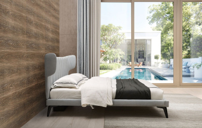 Кровать 1801 серая. Фото