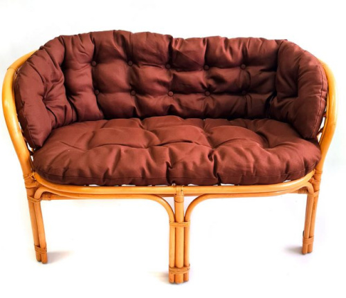 Подушка на диван "Багама" коричневая полная твил. Фото №2