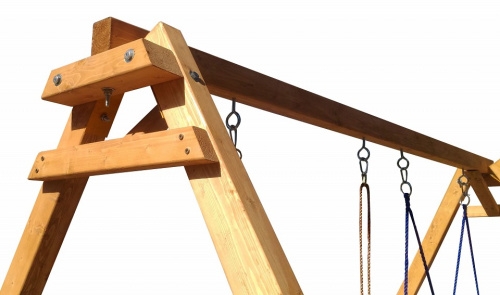 Качели детские Р911-30, коричневый. Фото №5