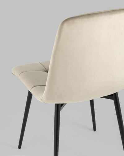 Стул Одди велюр бежевый. Фото №8