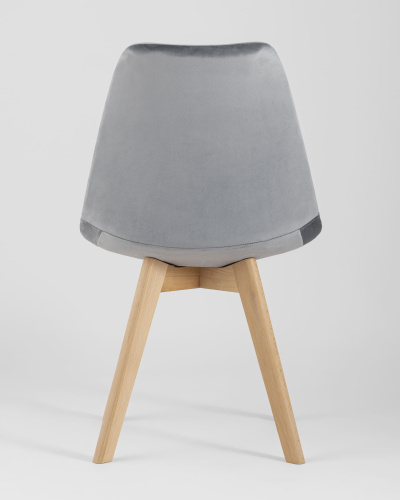 Стул FRANKFURT велюр серый. Фото №6