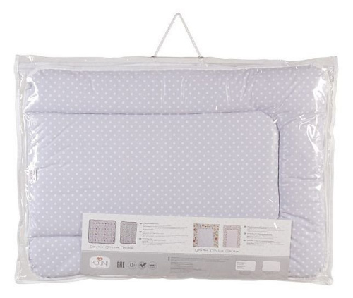 Матрас пеленальный Polini kids Бегемотик, серый. Фото №5