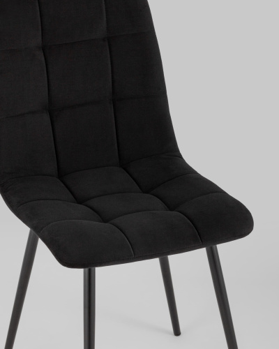 Стул Oliver велюр черный. Фото №9