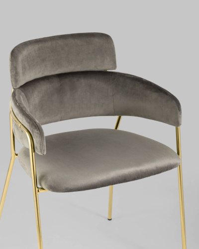 Стул Полин коричневый. Фото №9