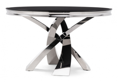 Стол стеклянный Komin 1 черный. Фото