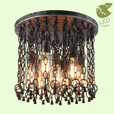 Потолочная люстра Lussole Selden GRLSP-9800 фото Потолочная люстра Lussole Selden GRLSP-9800. Фото №2