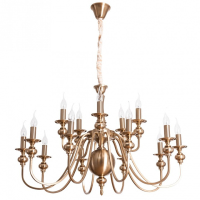 Подвесная люстра Arte Lamp Passoni A6097LM-15PB фото Подвесная люстра Arte Lamp Passoni A6097LM-15PB. Фото №2