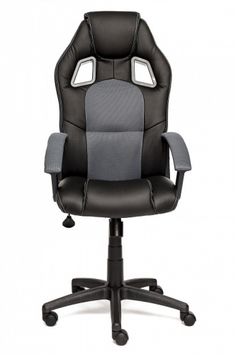 Компьютерное кресло DRIVER кож/зам/ткань, черный/серый, 36-6/12 (id:  ). Фото №2