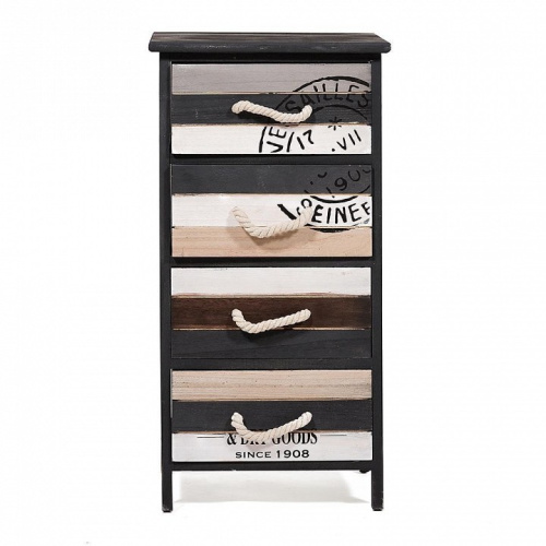 Тумба с 4 ящиками Secret De Maison VERSAILLES  (mod. HX17-1102S) paulownia, мдф, 38х28х73см, коричневый. Фото №2