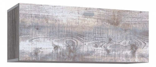 НМ 014.21-01 Шкаф навесной Urban (открывание вниз), Бетон Пайн темный, Ясень Анкор темный. Фото №1