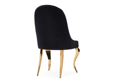 Стул на металлокаркасе Gustav black / gold. Фото №4