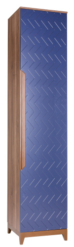 Шкаф одностворчатый универсальный Сканди 60 см Сапфир. Фото №2