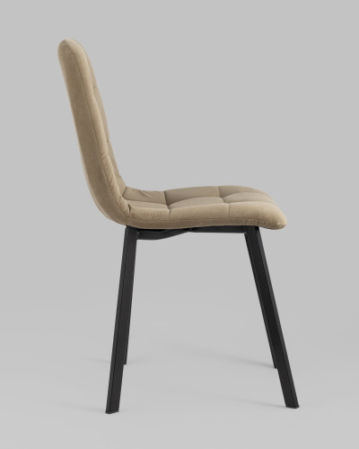 Стул Oliver Square велюр капучино. Фото №4