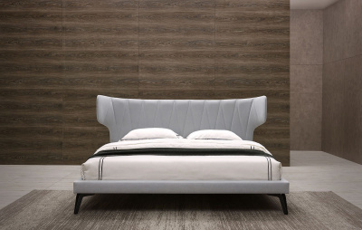 Кровать 1801 серая. Фото