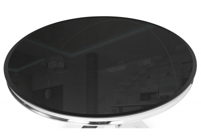 Стол стеклянный Komin 1 черный. Фото